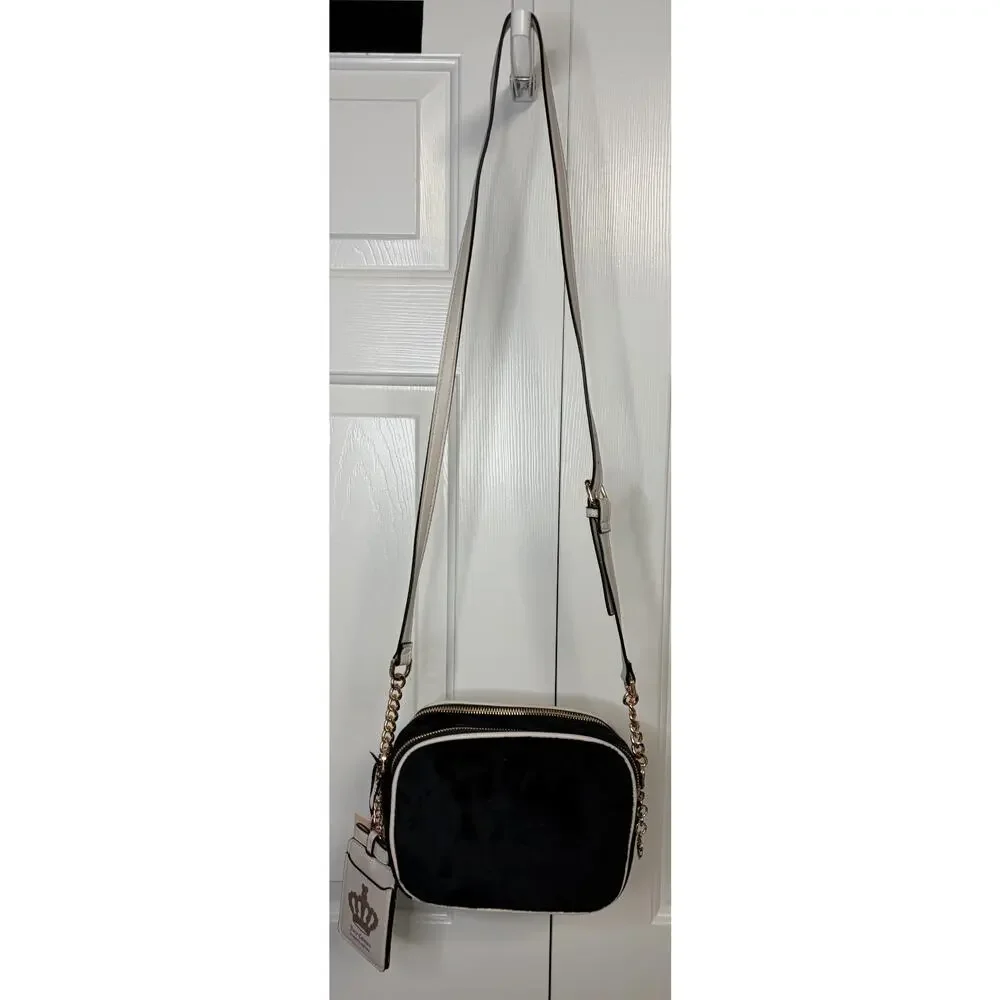 Scottie Dogs Camera Xbody Juicy Couture Crossbody Purse Black and White - NWT - Picture 13 of 16